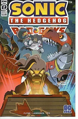 Sonic The Hedgehog: Bad Guys Comic 2 Cover A IDW 2020 Flynn Lawrence Ito • £4.95