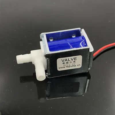 DC 12V Small Electric Solenoid Valve N/C Normally Closed Mini Water Air Valve • $4.55