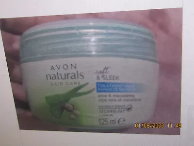 AVON Naturals Aloe & Macadamia Soft & Sleek  Hair Treatment Mask   • £2.50