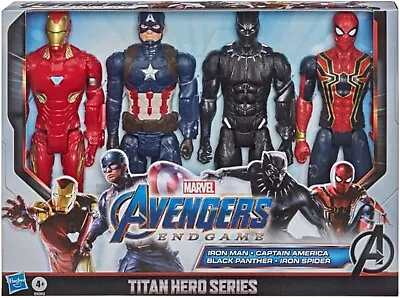 Marvel Avengers Endgame Action Figures Toy Set Titan Hero Series 4 Pack Toys • £30.99