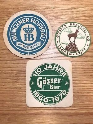 Vintage German Beer Coasters • $5.95