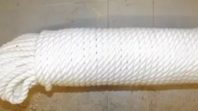 5/16  X 144' Sail/Halyard Line 3-Strand Spun Polyester Control Line Boat Rope • $45.50