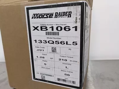 Morse XB1061 Worm Gear Reducer Morse Raider Plus • $952.38