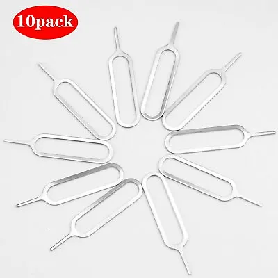 10x Sim Card Tray Ejector Pin Key For IPhones And IPads Sim Card Eject Tool NEW. • $2.79
