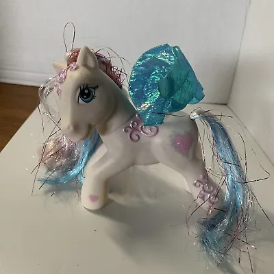 MY LITTLE PONY G3 Iridescent Blue Wings Tinsel Hair STAR CATCHER Hasbro 2004 • $15.30