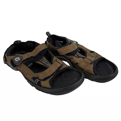 Footjoy 45493 Brown Adjustable Golf Sandals Soft Spikes Mens Size 12 M EUC • $47.99