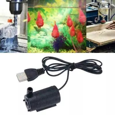 Small Water Pump Mini Mute Submersible USB 5V  Garden Tank Home Fountain Tool US • $6.43
