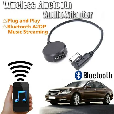 Input Audio Wireless Bluetooth USB-Adapter Music AUX Cable For Mercedes-Benz MMI • $15.58