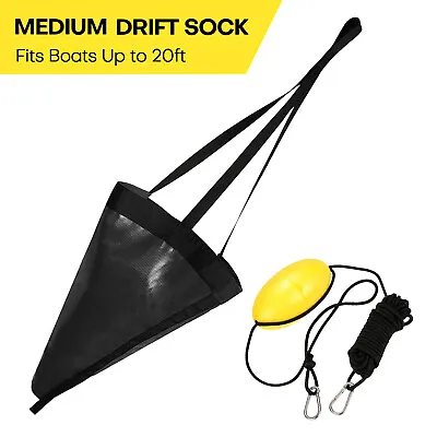 $29.89 • Buy 32  Drift Sock Sea Anchor Drogue Fit For 18ft-20ft Boats W/ 30  Kayak Throw Line
