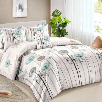 All Size Bed Quilt Duvet Doona Cover Set 100% Cotton Bedding Pillowcase  • $49