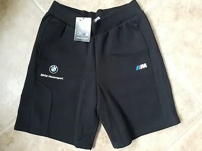 $68.23 • Buy Puma X BMW Motorsport Sweat Shorts, Black, Size M