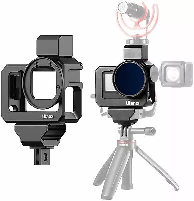 ULANZI G9-5 Vlog Cage For GoPro HERO9/HERO10/HERO11 Black/HERO12 | Aluminium • $84.50