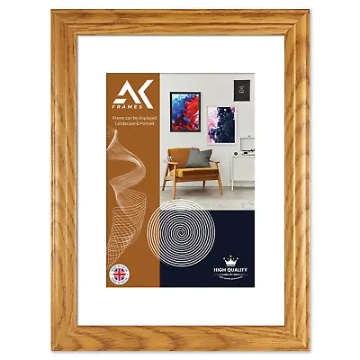 A1 A2 A3 A4 A5 Picture Frames With Mount Flat Photo Frame Modern ALL COLOURS • £9.03