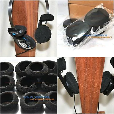 10Pcs Black Cushion Ear Pad Foam For Koss PP SP Ksc35 Ksc75 PortaPro Headphones • $10.23