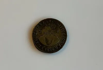 Ecuador 2 Reales 1838 Great Condition Rare Rare Coin • $165