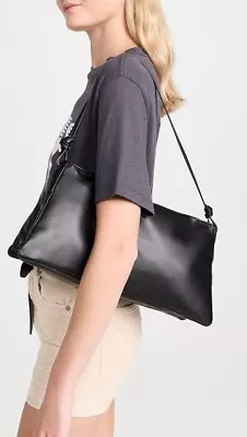 Staud Vivi Leather Shoulder Bag Black $395 Shopbop Ganni • $237