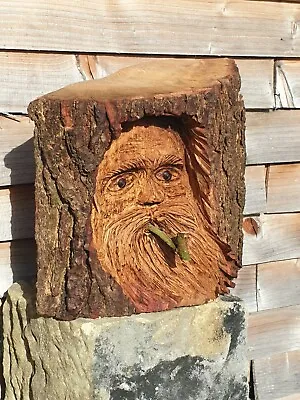 £34.99 • Buy Chainsaw Carved Green Man / Wood Spirit