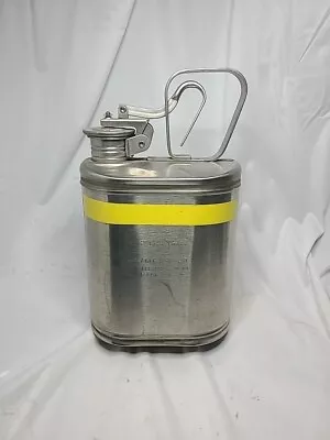 RARE*Vintage* Eagle No.1301 Stainless Steel 1 Gallon  Laboratory Safety Can • $75.99