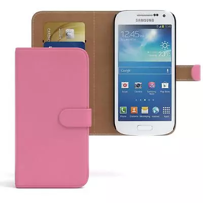 Case For Samsung Galaxy S4 Mini Case Wallet Protector Cover Cover Light Pink • $18.05