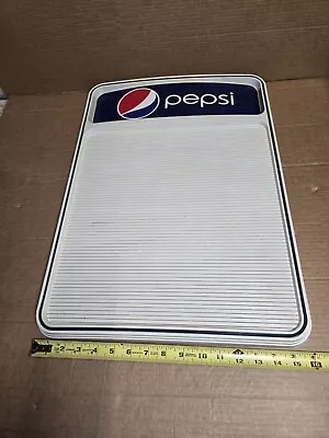 Pepsi Menu Board White Advertising Sign Restaurant 22  X 16  No Letters Leanback • $36