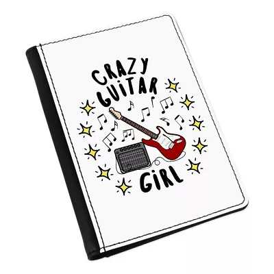 £16.50 • Buy Crazy Guitar Girl Stars Passport Holder Cover Case Music Rock Daughter Funny