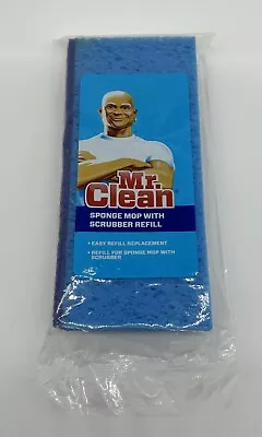 MR. CLEAN Sponge Mop Refill For Sponge Mop With Scrubber - NEW • $12.99