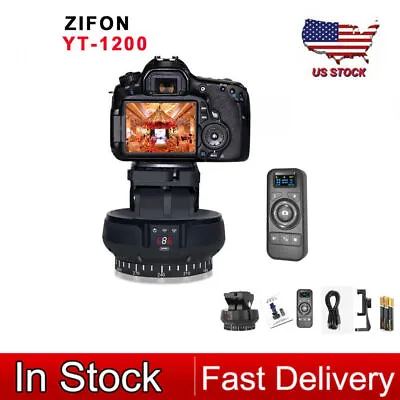 ZIFON YT-1200 Auto Motorized Rotating Panoramic Head Stabilizer For Camera Phone • $65