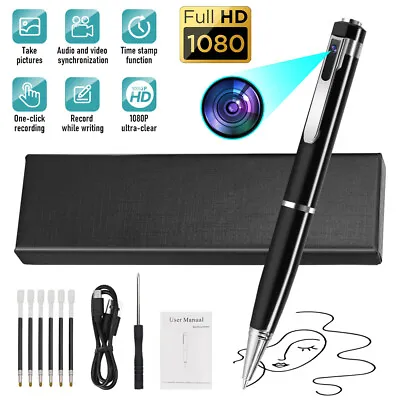 Hidden Cam Pocket Pen Camera 1080P HD Mini Body Video Recorder DVR Security USB • $29.99