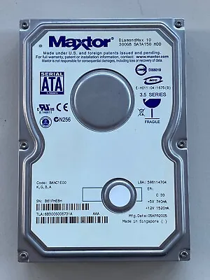 Maxtor Diamond Max 10 300GB Internal SATA Desktop Hard Drive • £20