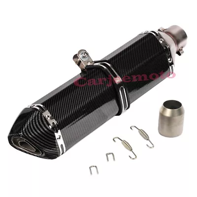 470mm Universal Motorcycle Long Bike ATV Exhaust Muffler Pipe DB-Killer 38-51mm • $52