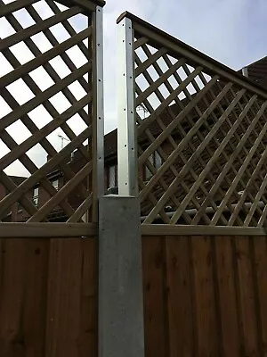 £11.81 • Buy Garden Trellis Extension Arms Brackets For Panels One Pair 500mm Long