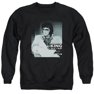Elvis Presley Good To Be Crewneck Sweatshirt Licensed Music King Of Rock Black • $24.49