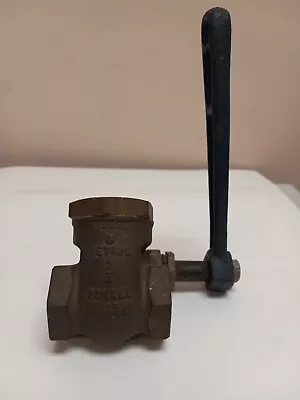 3/4  Bronze Quick Opening Gate Valve Class 125 POWELL Made In USA NEW • $150