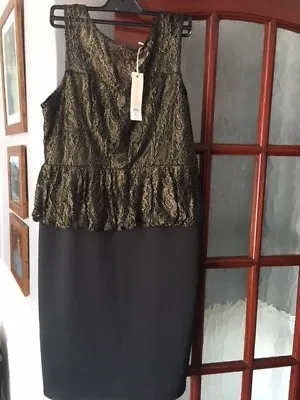 £18 • Buy Ladies Dorothy Perkins Black Going Out Party Dress Size 16