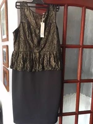 £18 • Buy Ladies Dorothy Perkins Black Going Out Party Dress Size 16