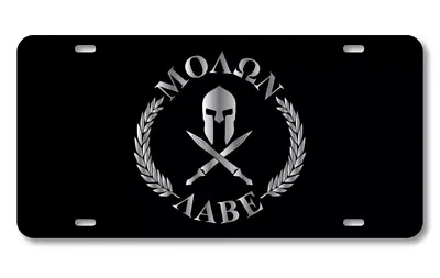 MOLON LABE Vanity License Plate COME AND TAKE THEM 2ND AMENDMENT GUNS & WEAPONS • $9.95