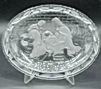 Vintage Mikasa Rejoice Collection Nativity Scene Plaque Stand Box • $13.95