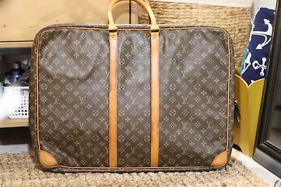 Vintage LOUIS VUITTON Monogram Sirius 60 Boston Bag LV Luggage Suitcase Trunk • $399.99