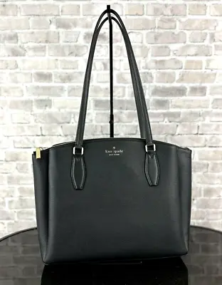 Kate Spade New York Monet Leather Large Compartment Tote Shoulder Bag Purse $399 • $129