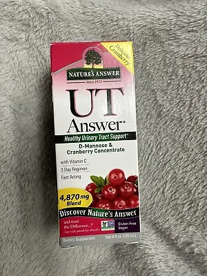 Nature's Answer UT Answer D-Mannose & Cranberry 120ml • £14.99