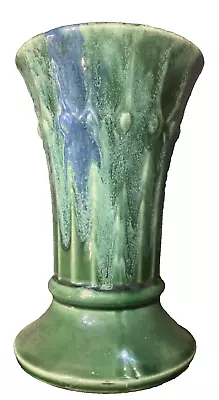 Vintage Antique Blue Green McCoy Pottery Vase • $75