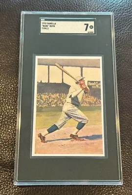 1932 Sanella Babe Ruth Type 2 SGC 7 New Slab Amazing Eye Appeal Clean Rare Card • $2899