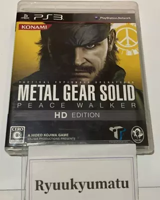 Metal Gear Solid Peace Walker HD Edition PS3 Konami Sony Playstation 3 Japan • $37.03