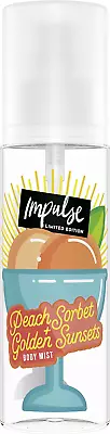 2x Impulse Peach Sorbet & Golden Sunsets Body Mist Spray 150ml • £8.99