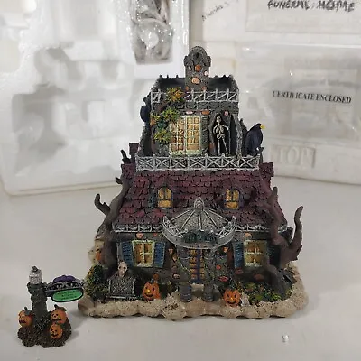 Hawthorne Village The Munsters Bateman Goodbury Graves Funeral Home W/ Light COA • $58.99