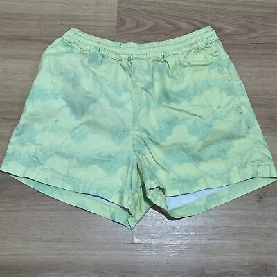 Lazy Oaf X Laura Callaghan Green Tie Dye Cloud Shorts Size XS Fit 10/12 • £19.99