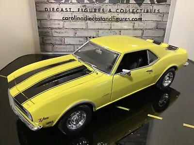 1:18 Welly 1968 Chevrolet Camaro Z/28 Yellow On Black MA# 606 • $79.99