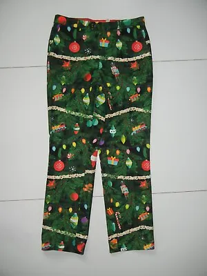 SHINESTY Colorful Green CHRISTMAS TREE PANTS Ugly Sweater Party Gear Men's 32x32 • $39.09