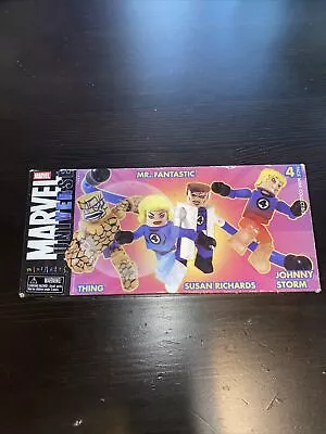 Marvel Universe MINIMATES FANTASTIC FOUR 4 Pack Set Diamond Select Toys 2005 • $12