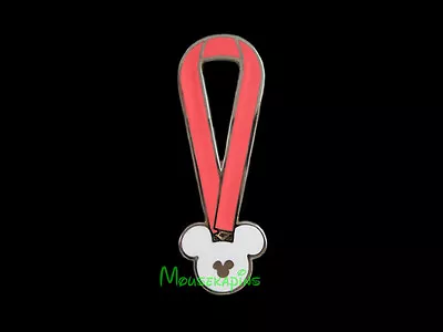 $6.50 • Buy PINK Mickey Lanyard PIN For BREAST CANCER Awareness Disney 2010 Lapel Pin